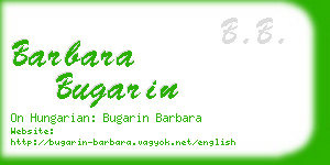 barbara bugarin business card
